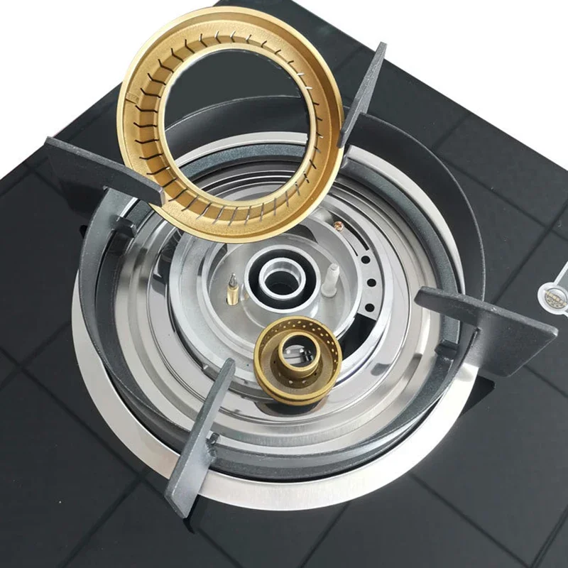 New Household Stainless Steel Energy-Saving Gas Stove Mandarin Duck Fierce Fire Double Stove Natural Gas Liquefied Sto