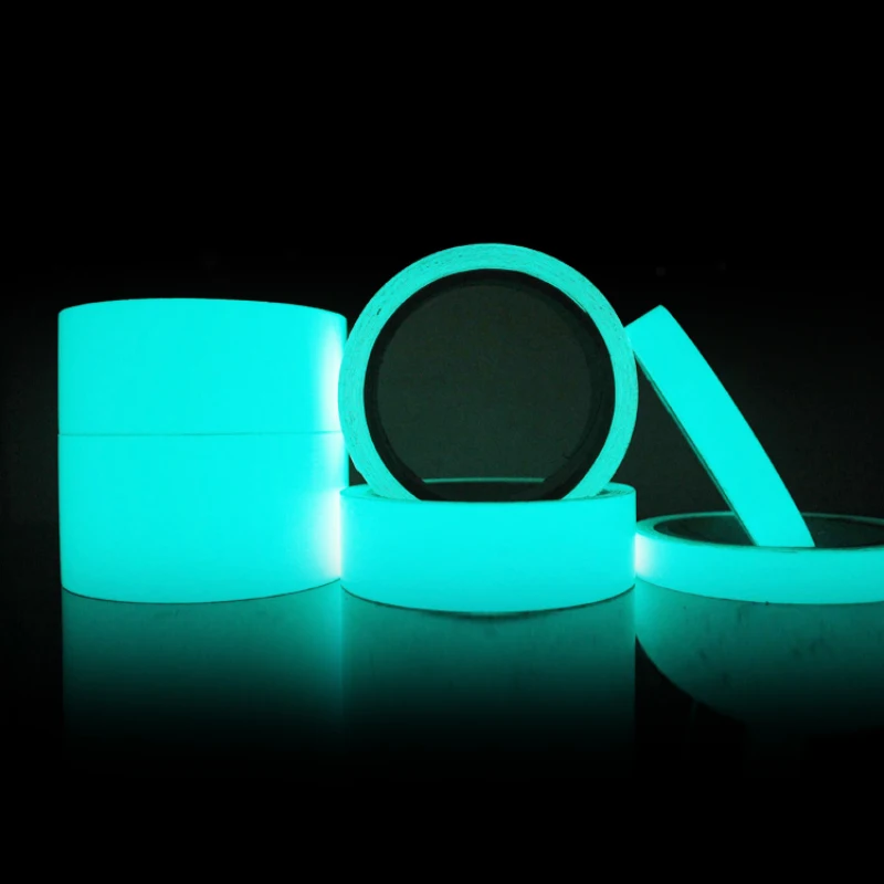 Fluorescent Stickers Tape Green Luminous Tape Staircase Fire Warning Glow In The Dark Can Be Cut Night Light Strip Wall luminous wall stickers fluorescent tape luminous tape fluorescent stickers