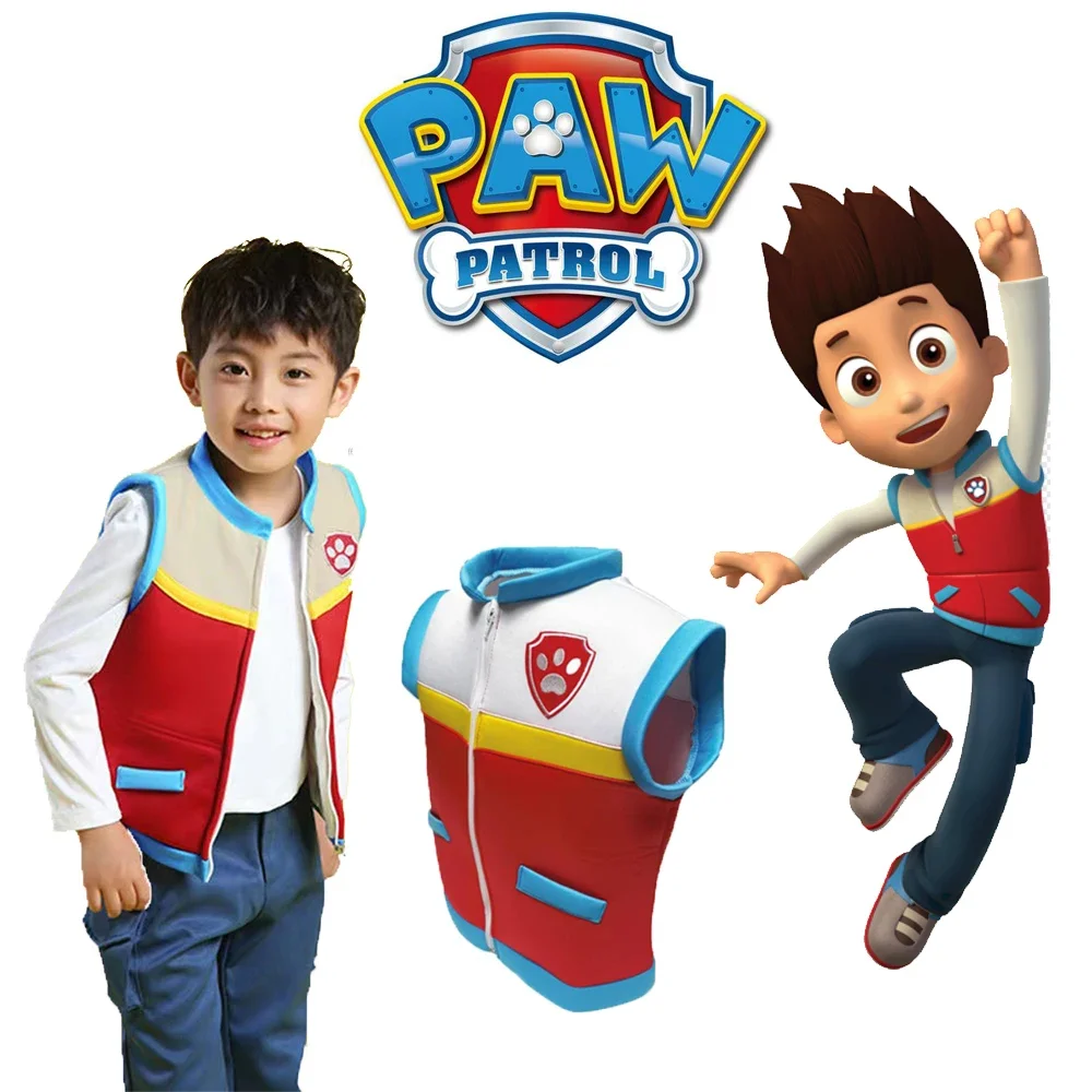 Paw Patrol Giochi Di Ruolo Vestiti Cosplay Creativo Ryder Vest Clip Jacket Kid Anime Figure Cartoon Cloth Birthday Party Decor Gift
