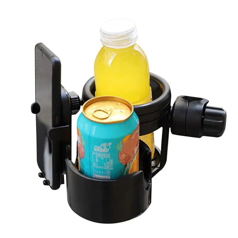 

Cup Holder For Bike Handlebar 3 IN 1 Bottle Holder Cup Phone Organizer Holder Multipurpose Bike Water Bottle Cup Holder For