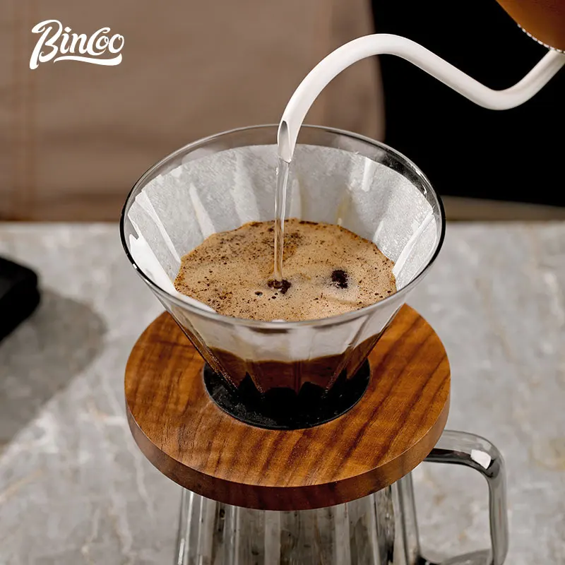 Bincoo Stainless Steel Gooseneck Coffee Kettle wit...