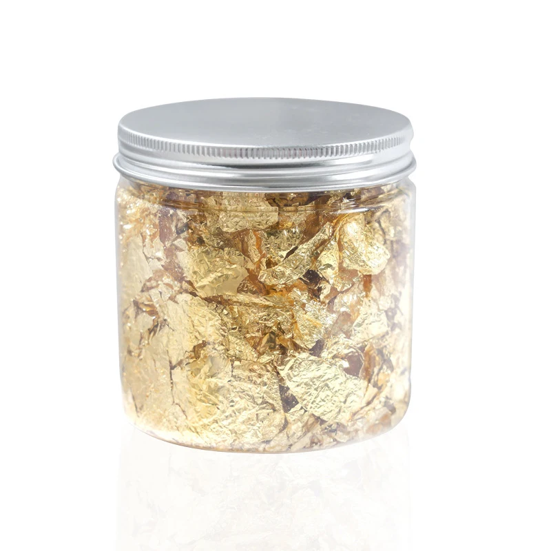 Luxurious Metallic Foil Leaf Sequins for Stunning Nail Art and Manicure Decoration