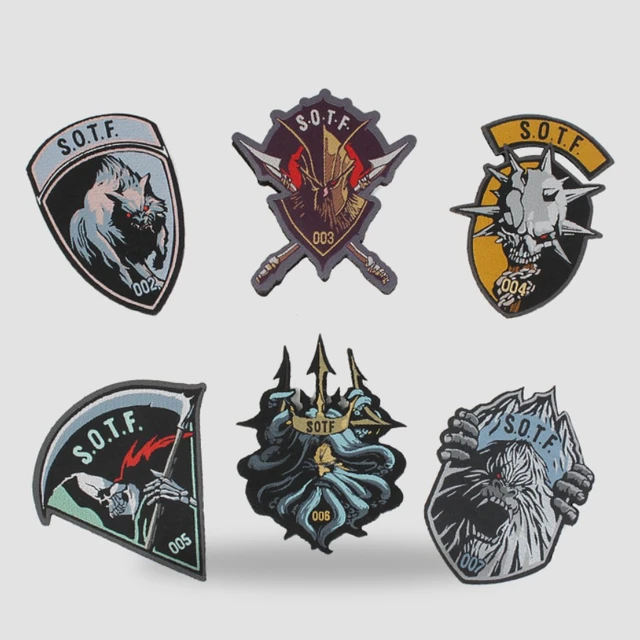 Metal Hook And Loop Patches For Clothing Anime Character Armband Tactical  Morale Badge On Backpack Hat Sticker Badges Diy Patch - Patches - AliExpress