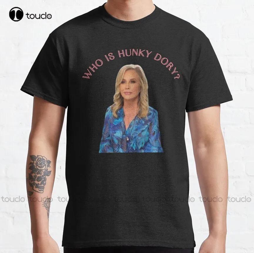 Kathy Hilton Original Design Real Housewives Of Beverly Hills Chi È Hunky Dory? T-Shirt Robh T-Shirt Classica T-Shirt Nera