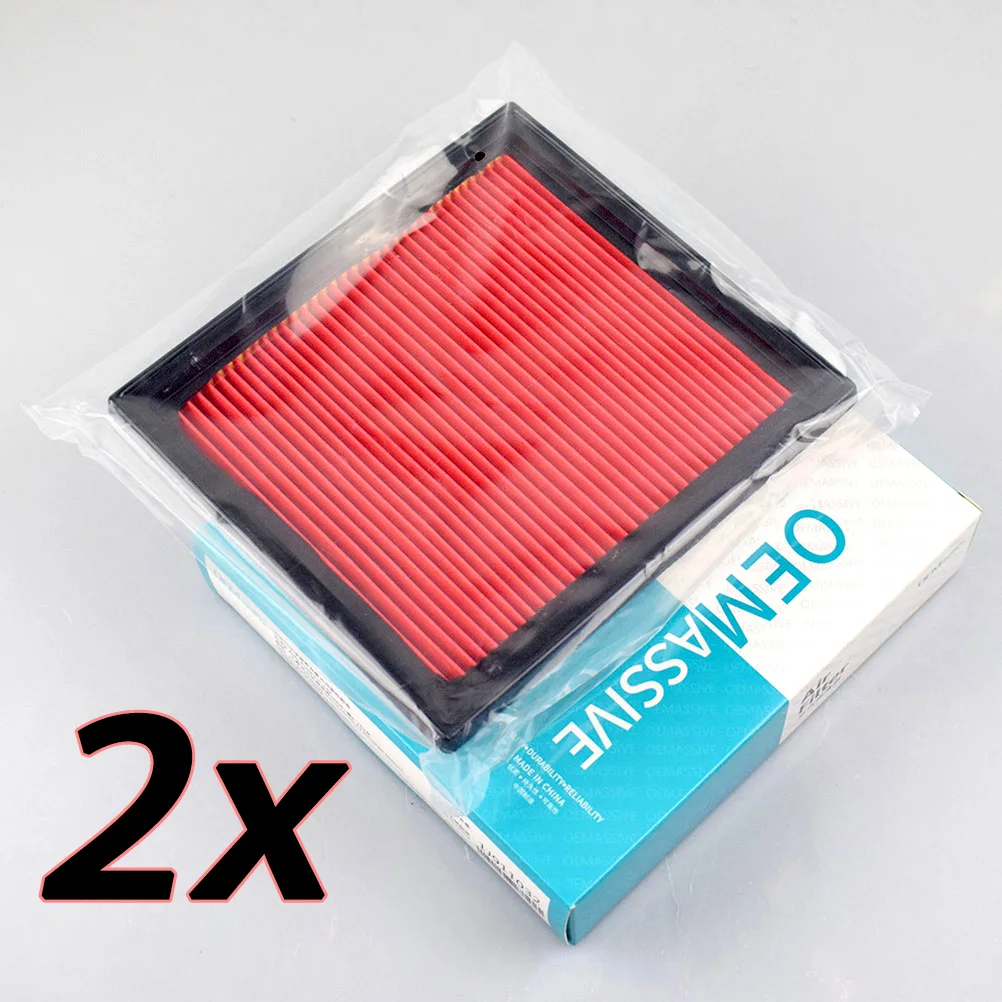 Car Parts Engine Air Filter Intake 2x 16546-JK20A NISSAN INFINITI EX35 EX37 G25 G35 G37 Q40 Q60 QX50 350Z 370Z 3.5L 3.7L V6