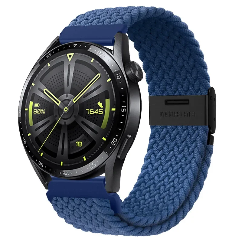 Braided Elastic Bracelet 20/22mm Smartwatch Strap