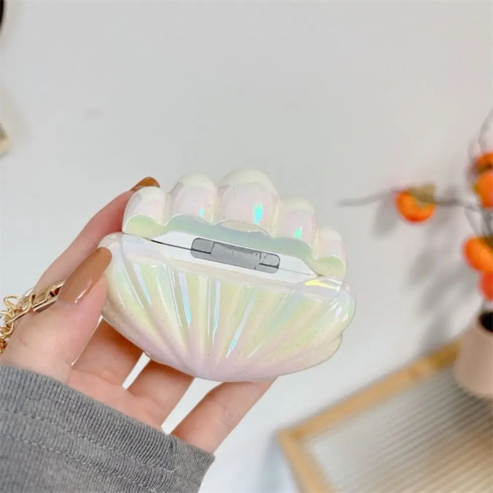 Electroplated Colored Seashell Conch Silicone Protective Sleeve