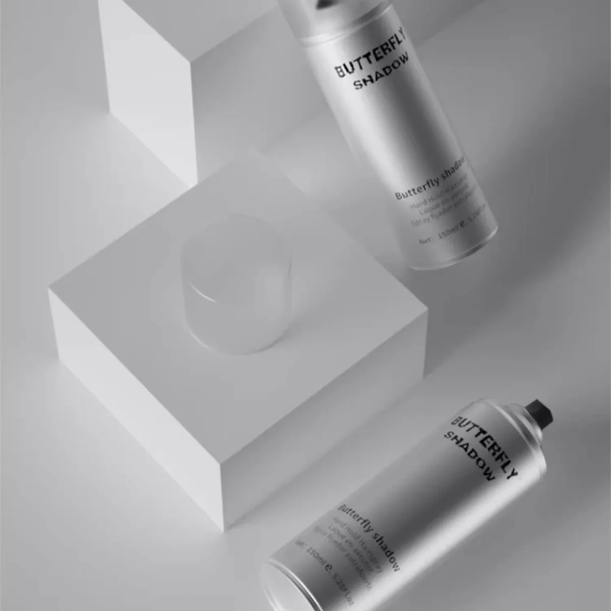 Clear Shadow Hair Gel spray Shaping Men's Small Bottle of Dry Gel Fluffy Women's Fragrant Long lasting Shampoo