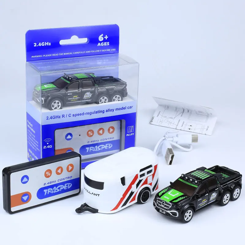1:64 Scale Mini Remote Control Off-Road Vehicle with 2.4G Drifting Alloy Pickup Racing Car - Boys' and Children's Gift Toy 6