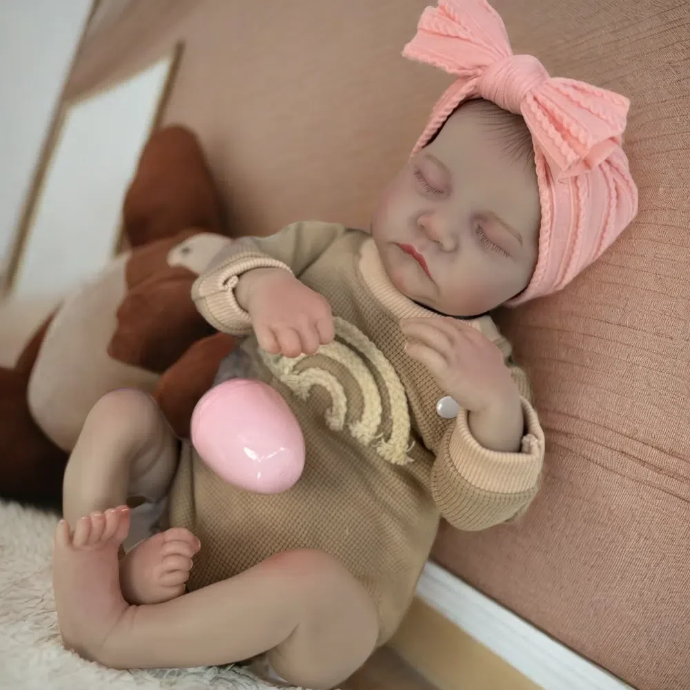 

17 Inch 43 cm Levi Bebe Reborn Doll Handmade Lifelike 3D Painted Skin Newborn Baby Doll