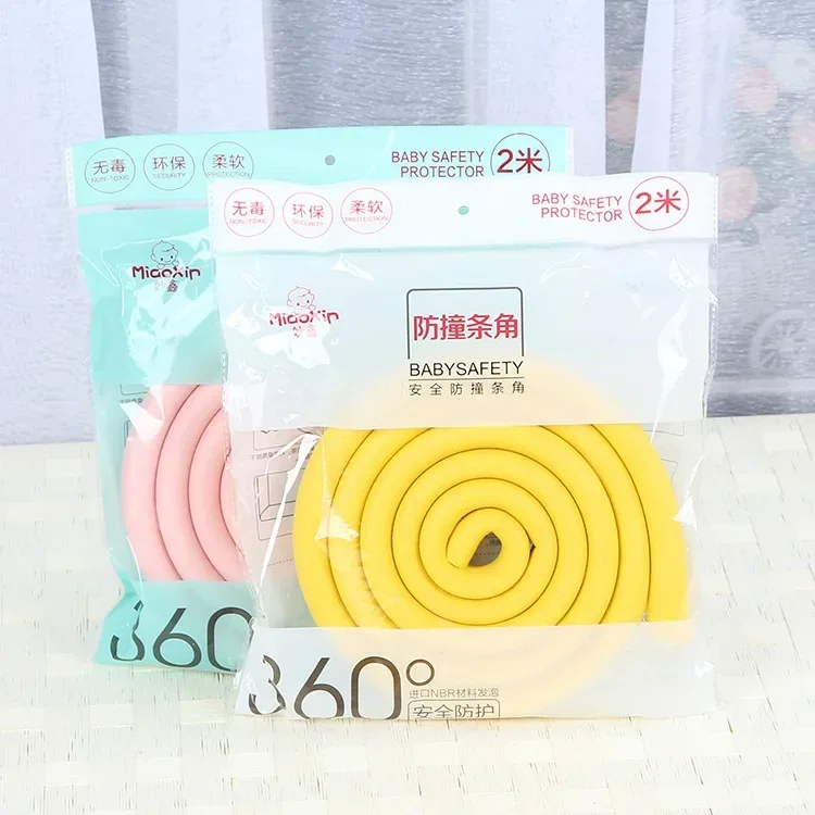 2M U Shape Baby Safety Corner Protector From Children Home Furniture Corners Angle Protection Child Safety Table Protector Tape silicone table corner protector,table corner protector,furniture anti collision strip,door anti collision protector