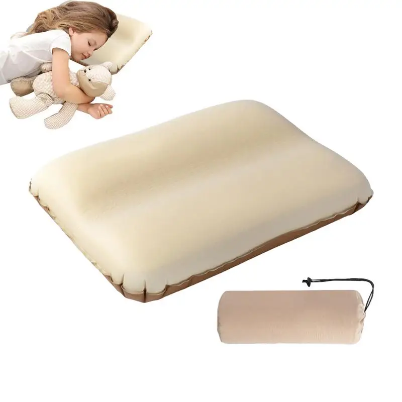 

Inflatable Camping Pillow Portable Backpacking Pillow Ergonomic Comfortable Washable Portable Ultralight Camp Pillow Backpacking