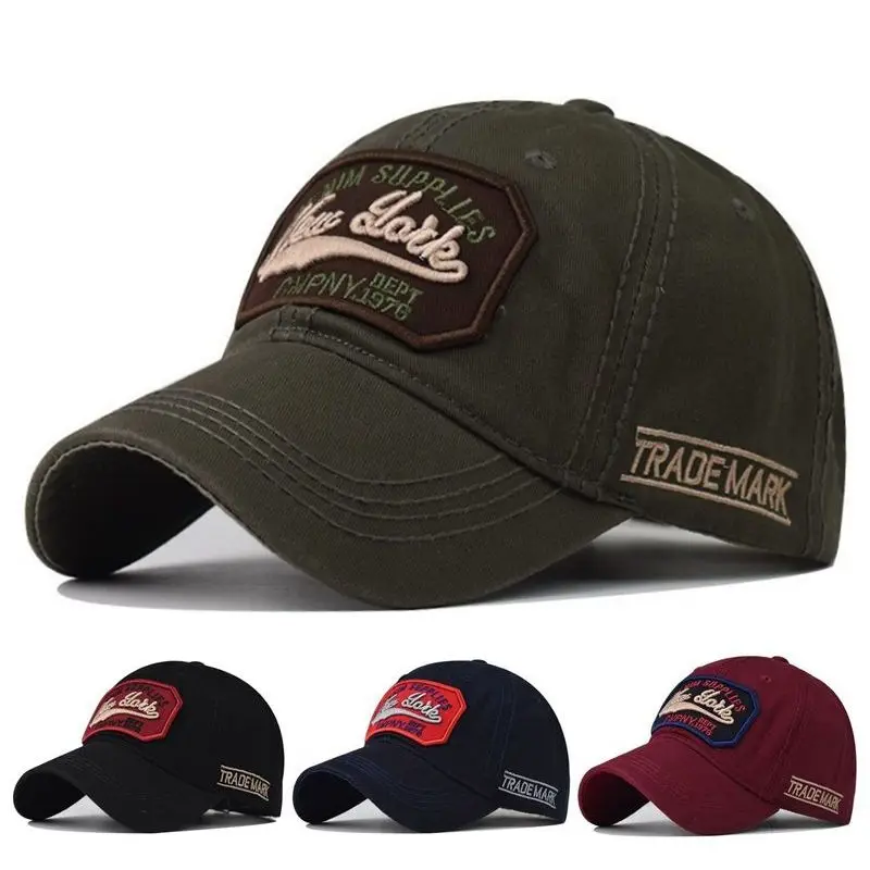 

2023 Classic New York Alphabet Embroidery Baseball Cap Washed To Do Old Vintage Stick Cloth Duck Cap Outdoor Unisex