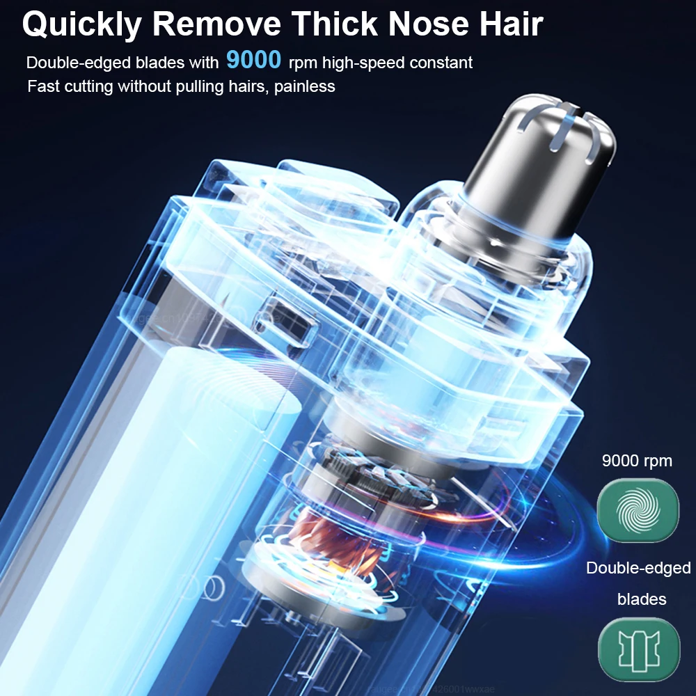 Nose Hair Trimmer Mini Nose Hair Remover Waterproof Ear Trimmer Clipper Portable