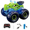 RC Car 2.4G Dinosaur Spray Off-road Stunt Rock Climbing Car Lighting Simulation  Remote Control Cars Kids Toy for Boys Gift 1