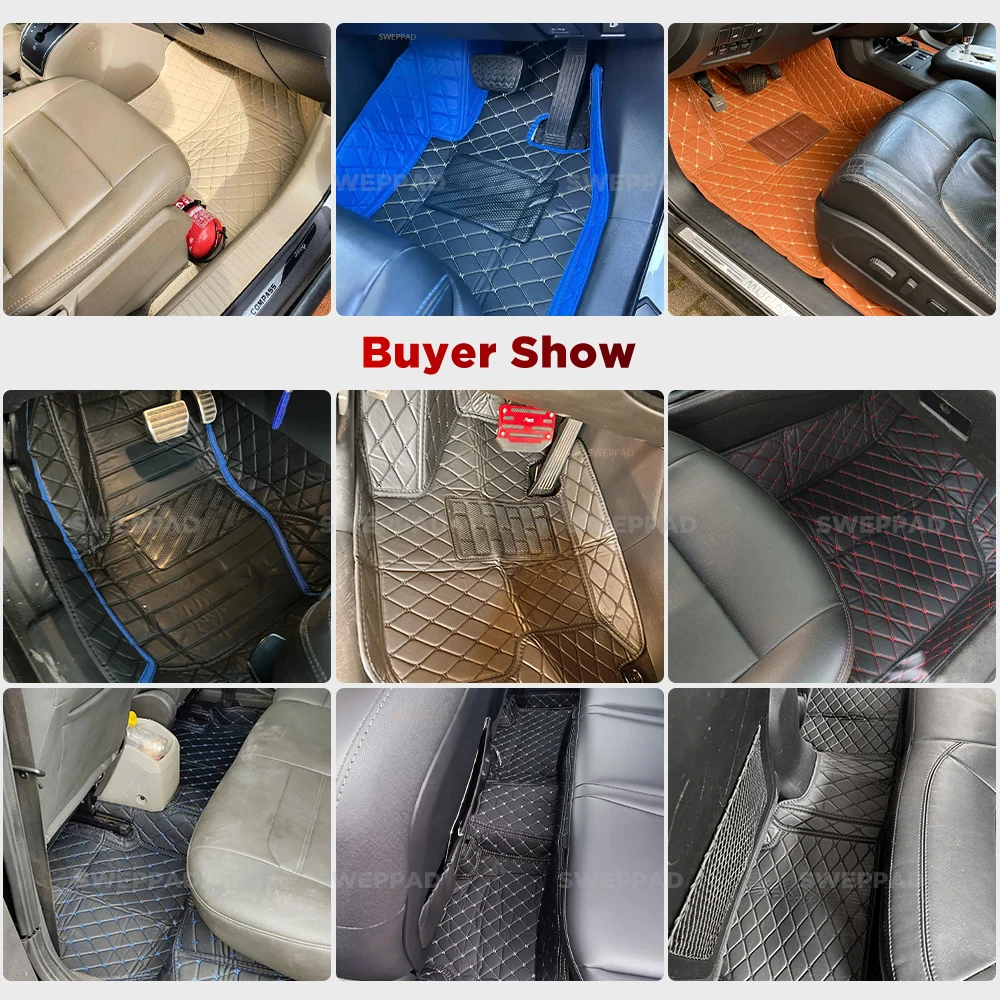 Chery Eastar/Chery E8 Cross(7인승) 2008 2009용 자동차 바닥 매트 전천후 카펫 커버 플로어 라이너 1열 및 2열