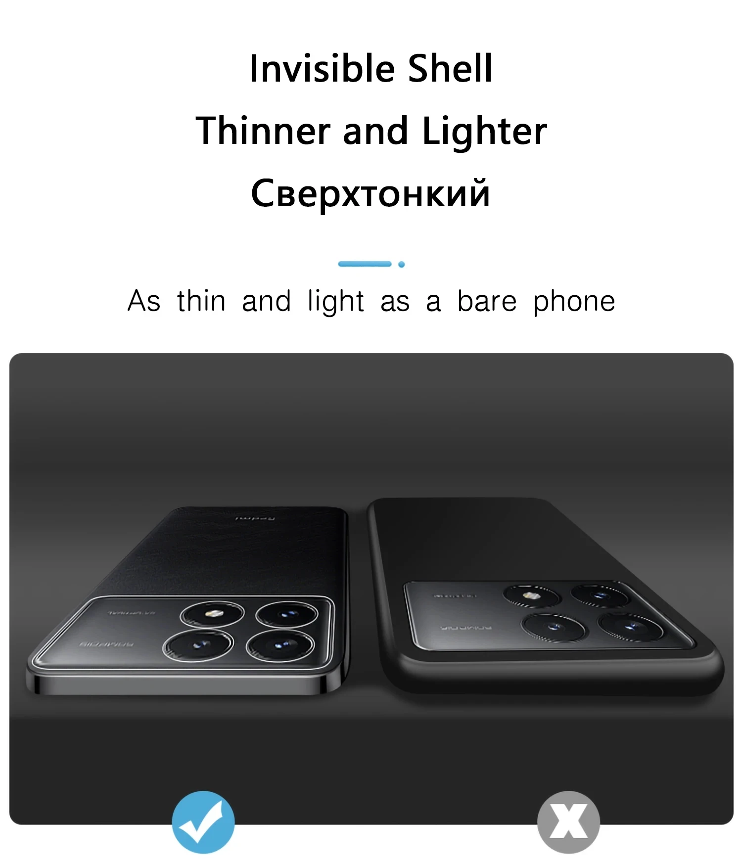 Ultra Thin Clear Protective Phone Case