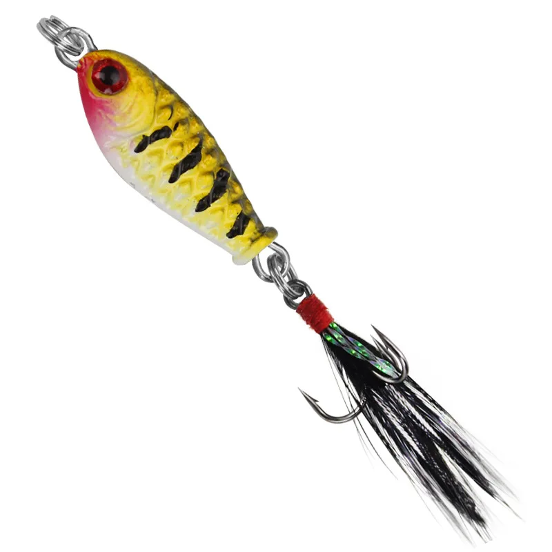 Metal Spoon Fishing Lures Wobblers Gold Silver Sequins Spinner