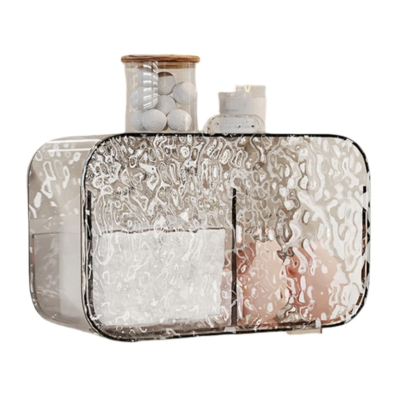 Sturdy Wall Mount Cotton Pad Holder Cotton Pad Dispenser For Beauty Lovers 2