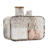 Sturdy Wall Mount Cotton Pad Holder Cotton Pad Dispenser For Beauty Lovers 2