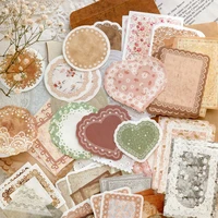Yoofun 100pcs/pack Vintage Scrapbooking Material Paper Journal DIY Decor Tag Making Materials Pack for Planner Card Craft 2