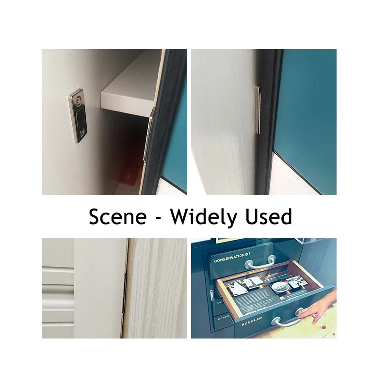 Magnetic Cabinet Catches 2pcs/Set Magnetic Cabinet Catches Magnet Door Stops Hidden Door Closer For Closet