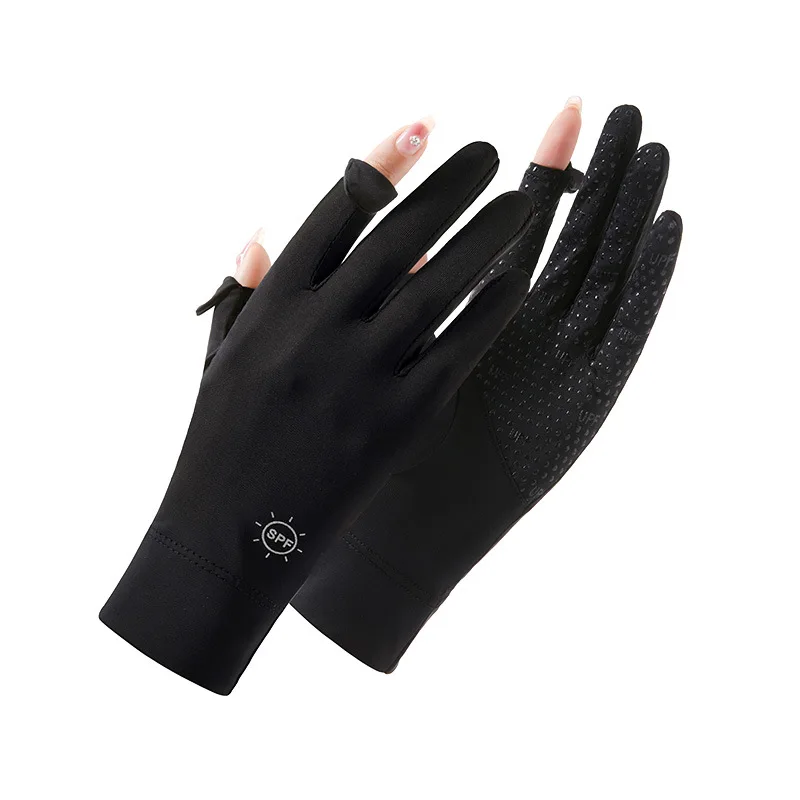 UPF 50+ Summer UV Protection Non-slip Cycling Gloves Sunblock Gloves Driving Gloves Outdoor Gloves for Women and Girls 4