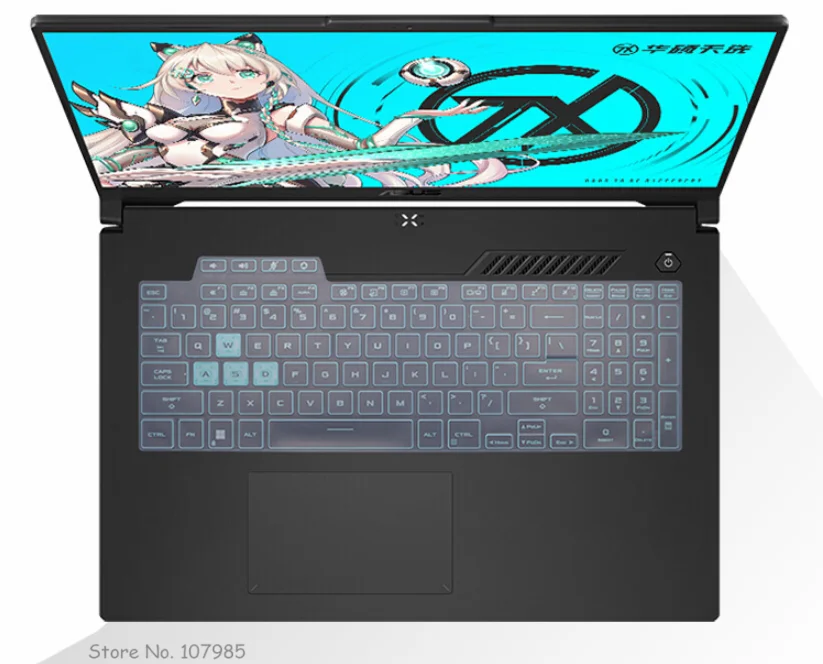 ASUS TUF 게이밍 2022 F15 FX507 FX507ZC FX507Z F17 FX707 A15 FA507 A17 FA707 FA707R 실리콘 TPU 키보드 코브 보호기 스킨