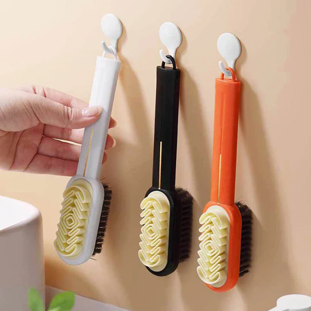Double-Sided Shoes Cleaning Brush White Rubber Eraser for Suede Nubuck Boots Bags Stain Dust Brush Leather Clothing Care Cleaner 2