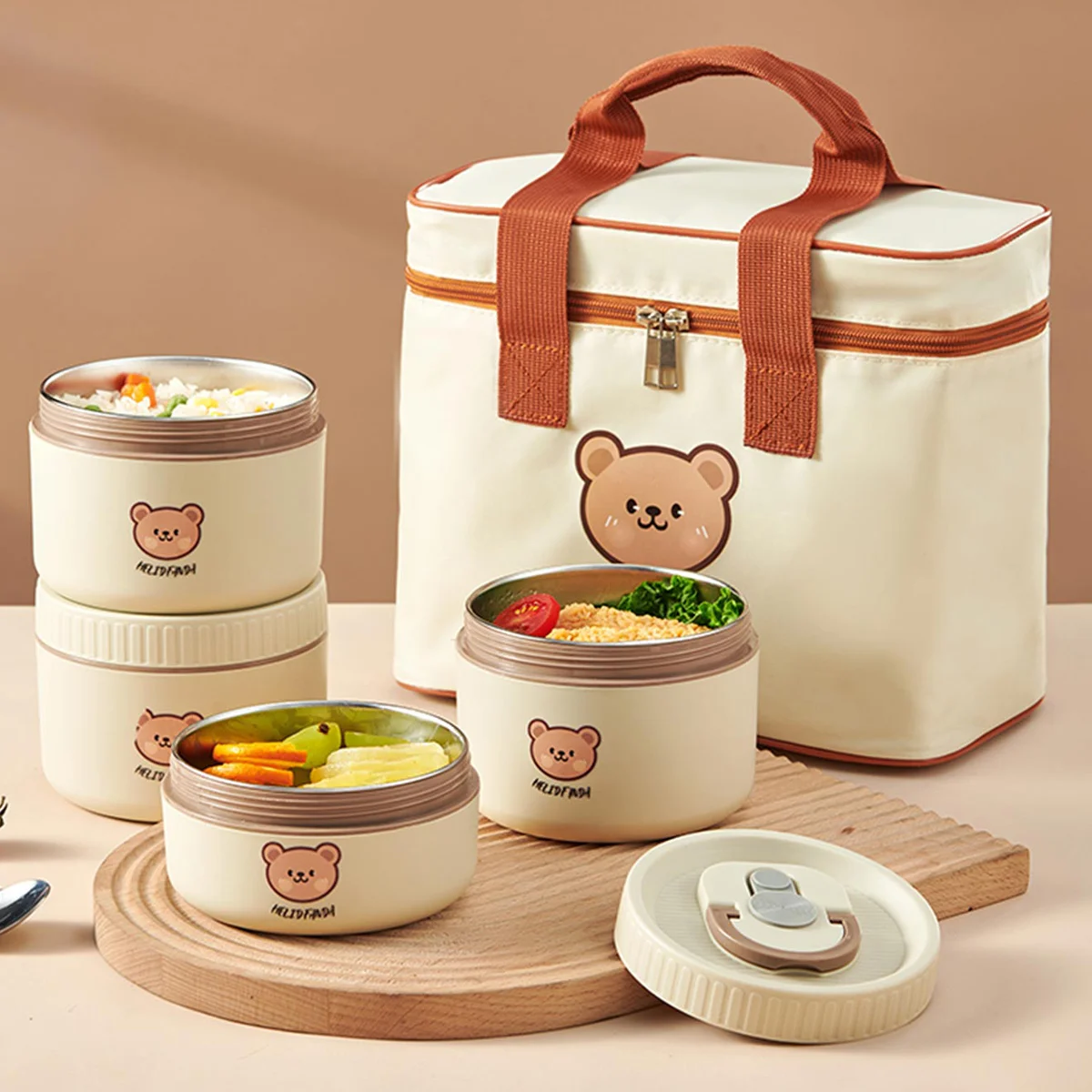 Portable Insulated Lunch Box 304 Stainless Steel