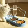 High-Capacity Pet Feeder Bowl Set with Beveled Mouth Automatic Drinking Water Splash-Proof Multi-Functional Cat Dog Food Bowl 4