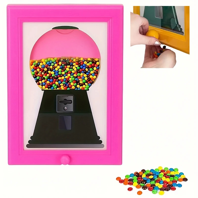 Candy Dispenser Picture Hanging Candy Frame Gumball Machine In A Frame Handy Fast Distribution Candies Nuts Christmas Gifts