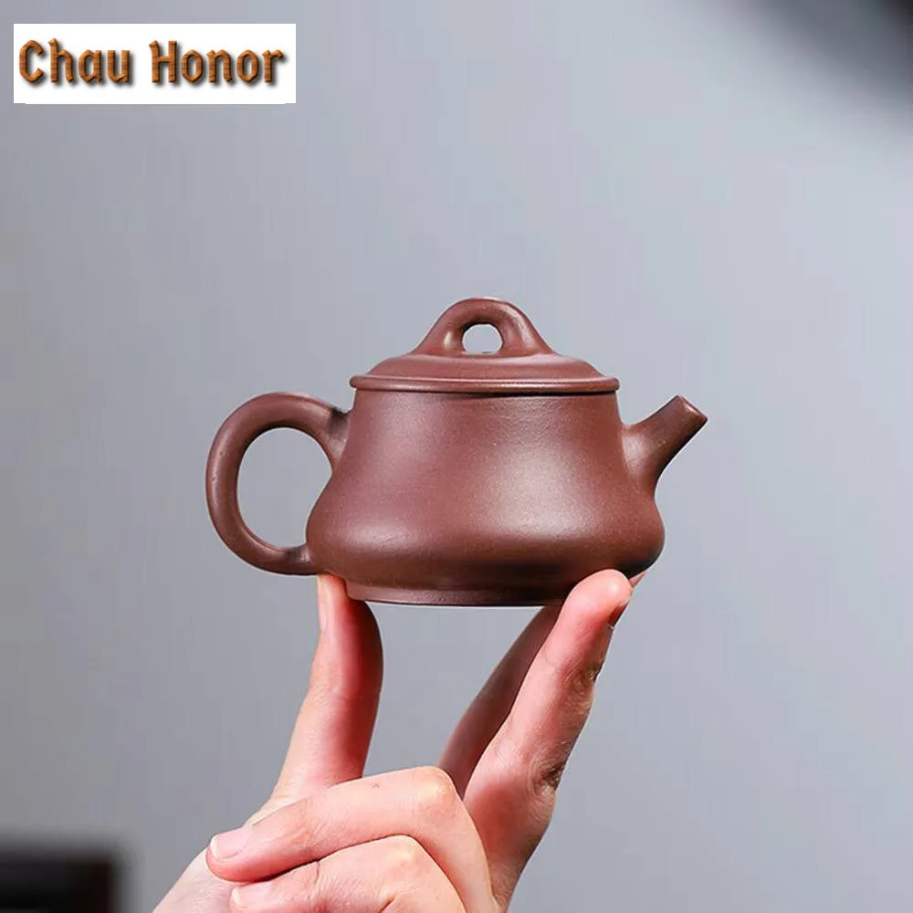 120ml Creativity Yixing Purple Clay Tea Pot Handmade Beauty Filter Teapot Authentic Purple Mud Kettle Chinese Zisha Tea Infuser