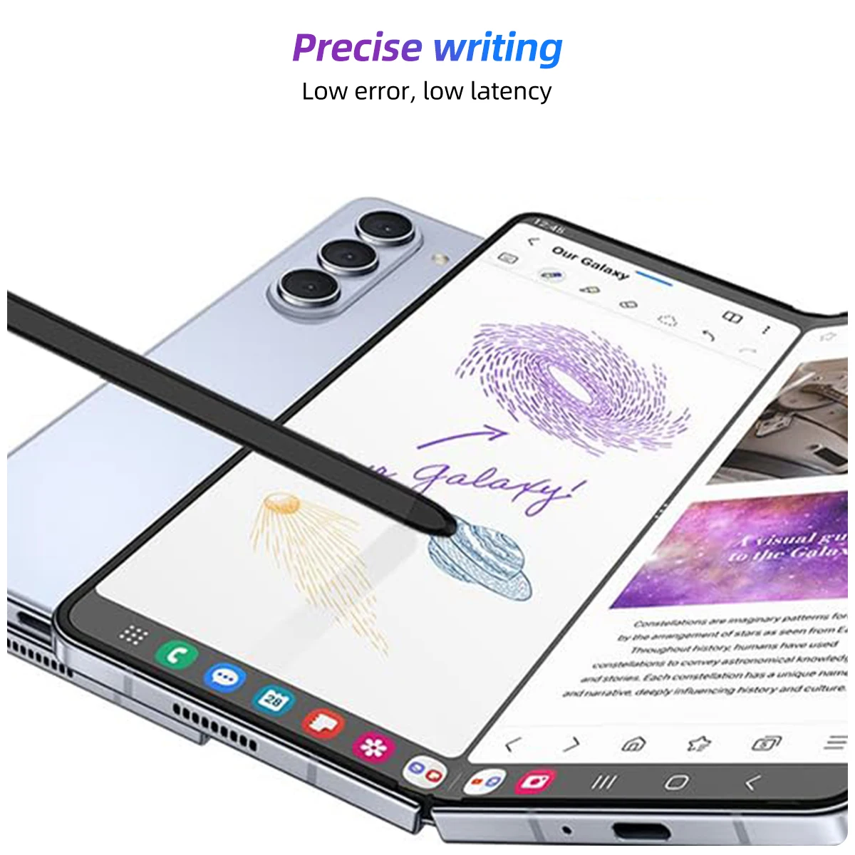 Enhanced Stylus Pen Fold Edition with Integrated Pen Slot