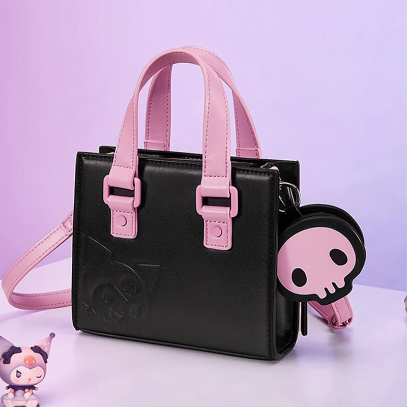 

Kawaii Sanrioed Cinnamoroll Melody Kuromi Anime Figure Handbag Messenger Cambridge Fashion 520Girlfriend Student Birthday Gift