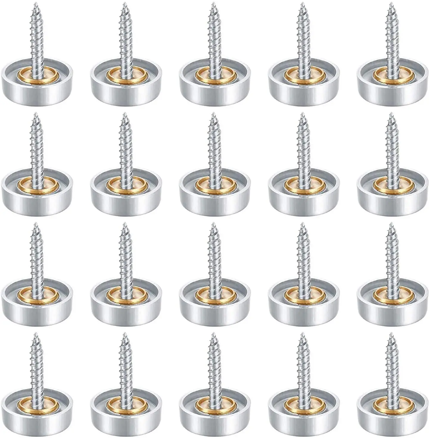 20 Pcs Stainless Stand Off Bolts Mount Standoffs Sign Advertisement