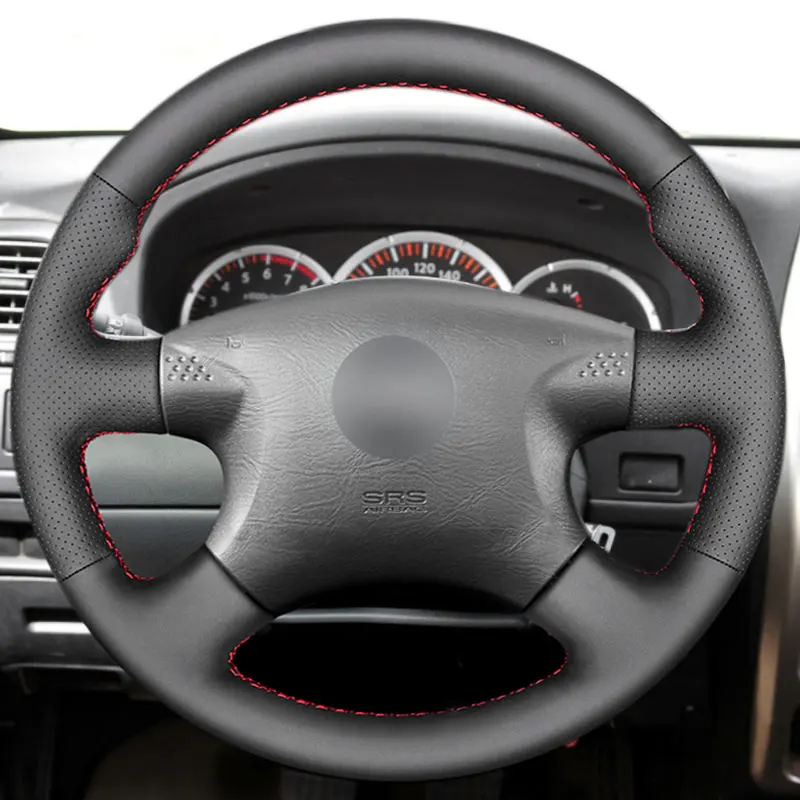Für Nissan Almera N16 X-Trail T30 Primera P12 Terrano 2 Pathfinder Paladin Für Renault Samsung SM3 Lenkrad Leder Abdeckung