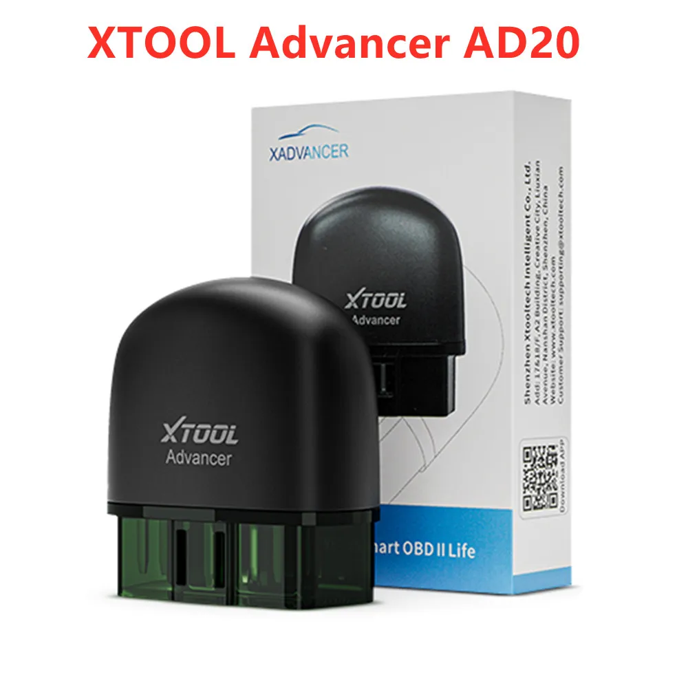 

XTOOL Advancer AD20 Obd2 Car Code Reader Scanner for Android /IOS Full obd Function Diagnostic Tools Bluetooth Elm327 AD10 A+++