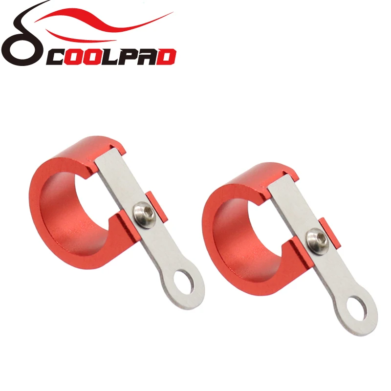 2 pieces Front Brake Hose Clamp Holder For HONDA CRF 250L 250RL 300L Motorcycle Oil Line Holder Cable Clamp Accessories