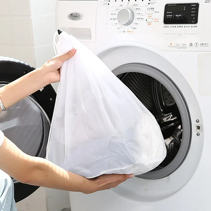4 Size Large Washing Net Bags Enduring Fine Mesh Laundry Bag With Lockable Drawstring for Delicates Garments Lingerie Socks Bras laundry bag clothes washing bag underwear washing bag bra washing bag