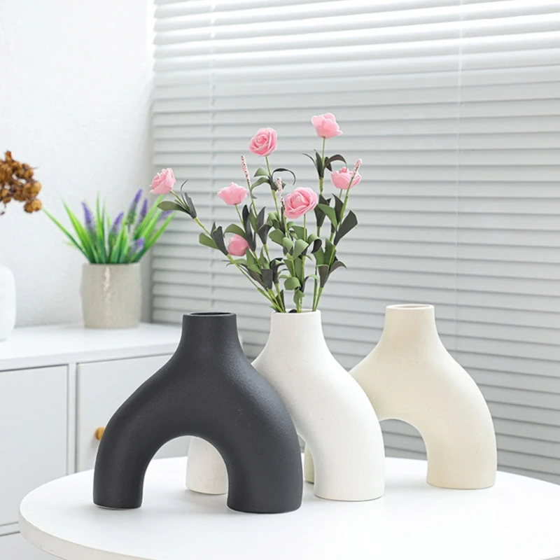 Arch Pot Silicone Mold Flower Storage Vase Epoxy Resin Mold Suitable for Diy Crafts Jewelry Container Home Decorations DropShip