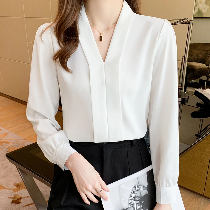 りんごさん専用CHIFFON BLOUSEアイボリーF MariaKinz Casual Chiffon Blouse Tops Half Sleeve