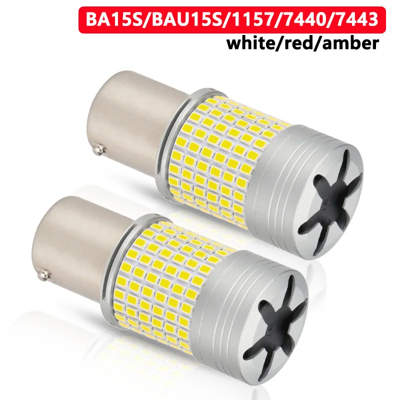 2pcs 1156 Ba15s P21w Led Canbus Bau15s Py21w Led Bulb T20 7440 7443