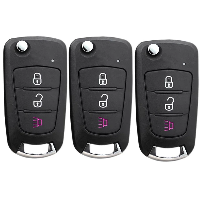 Télécommande de voiture pliable à 3 boutons, coque de clé à rabat, porte- clés avec support de batterie, remplacement pour Great Wall HAVAL Bathroom  VER H3 H5 - AliExpress