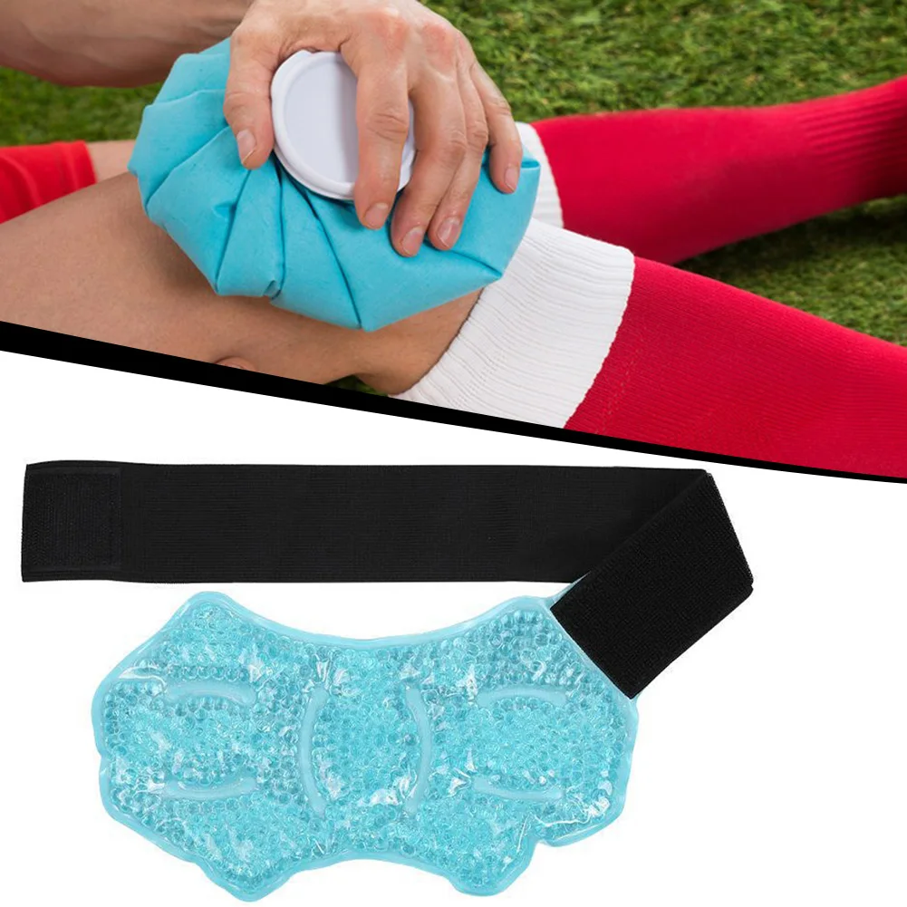 Universal Ankle Ice Gel Packs Hot Cold Pain Relief Wrist Calf Guard For Tendonitis Brace Reusable Therapy Flexible Cooling