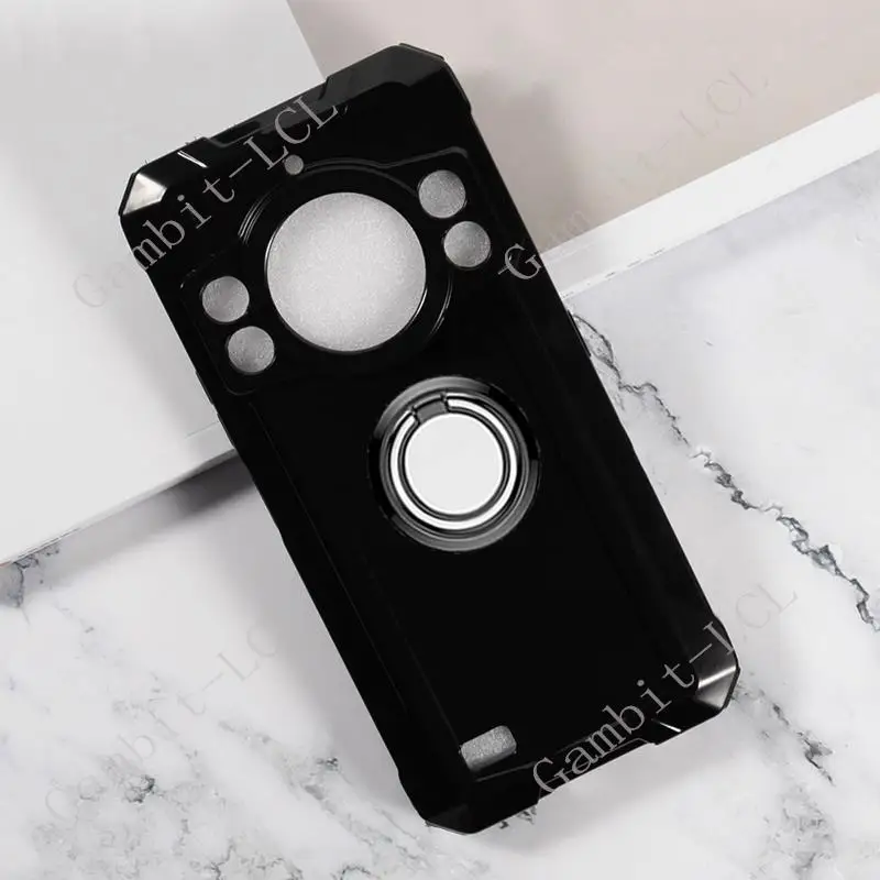Universal 6.53 Back Ring Holder Phone Cover - Soft Silicone TPU Case