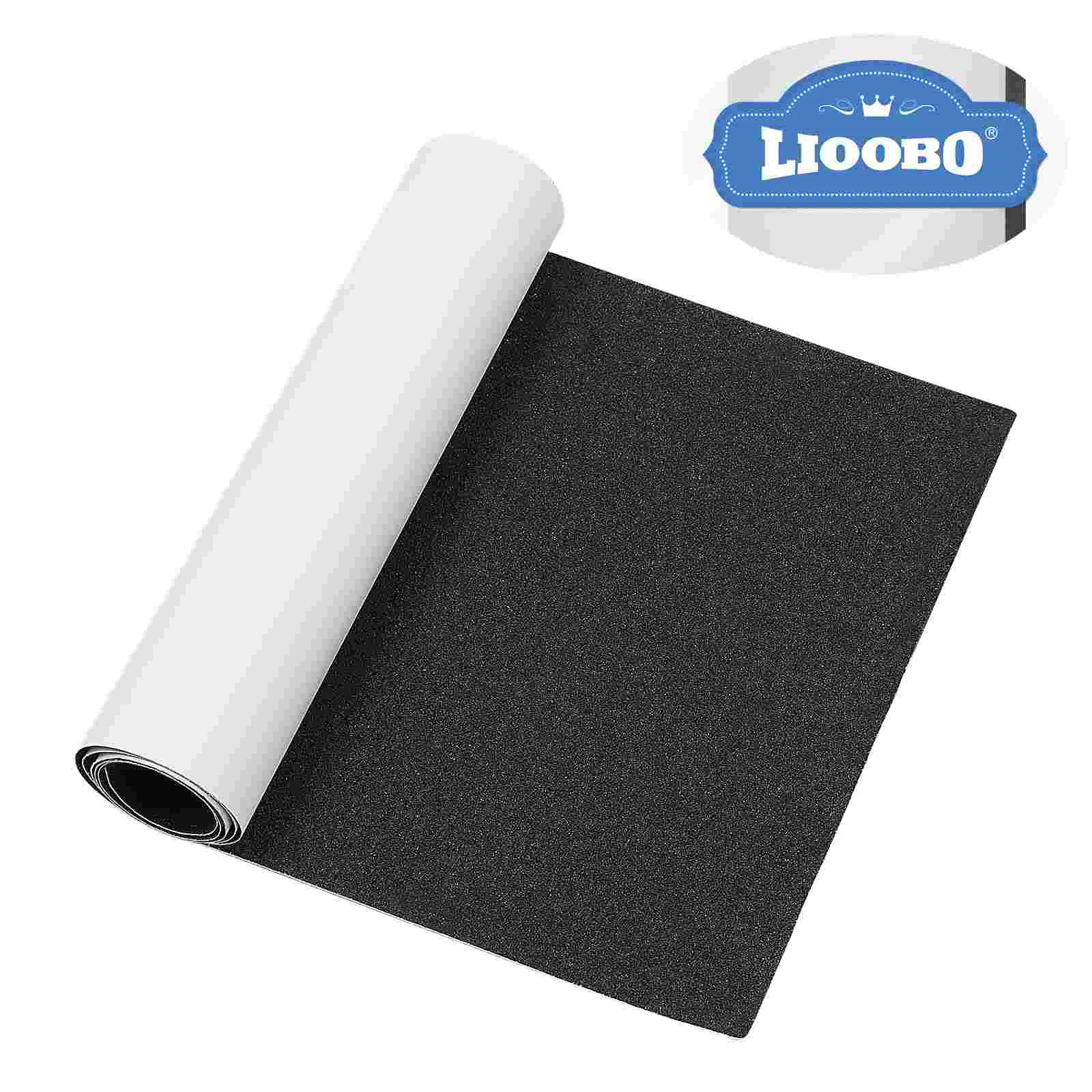 

LIOOBO Skateboard Grip Tape Sheet Sandpaper for Stairs Pedal Wheelchair Size 80x20cm (Black, Random Protective Film)