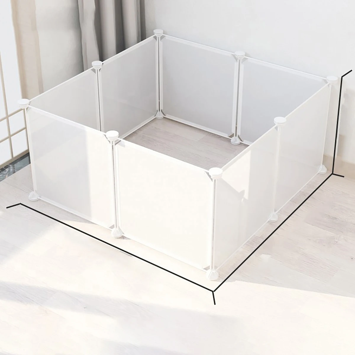 DIY Pet Cage Household Indoor Easy Installation and Easy to Remove Dog Fence Guinea Pig Isolation Net Dog Cage Cat Cage Rabbit Fence Free Assembled Turtle Activity Area Grids Blocking Net Without Punching DIY Pet Cage Household Indoor Easy Installation and Easy to Remove Dog Fence Guinea Pig Isolation Net Dog Cage Cat Cage Rabbit Fence Free Assembled Turtle Activity Area Grids Blocking Net Without Punching