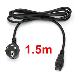 Universal 3 - Pin Laptop Charger Power Adapter Cord (1.5M) (Black)