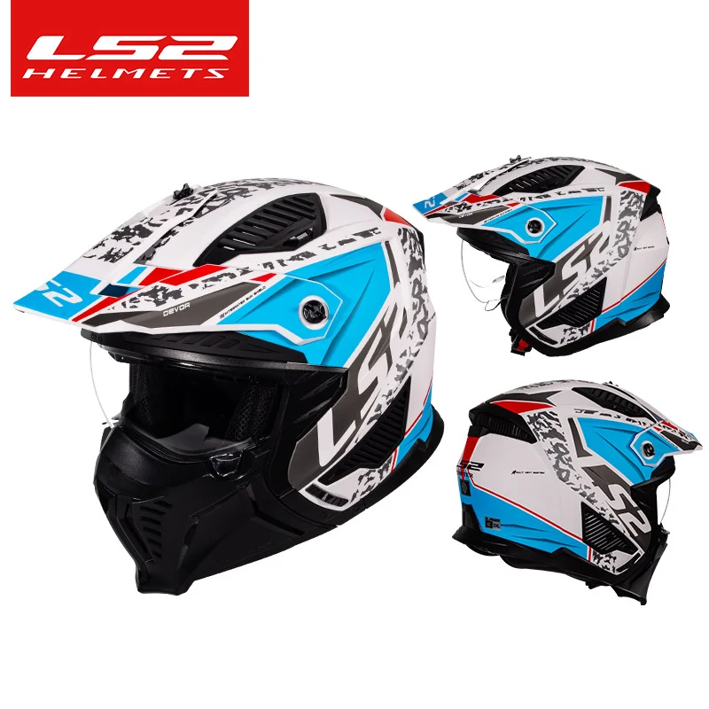 Casco Moto Ls2 Of606 Cross City Drifter Modular Militar